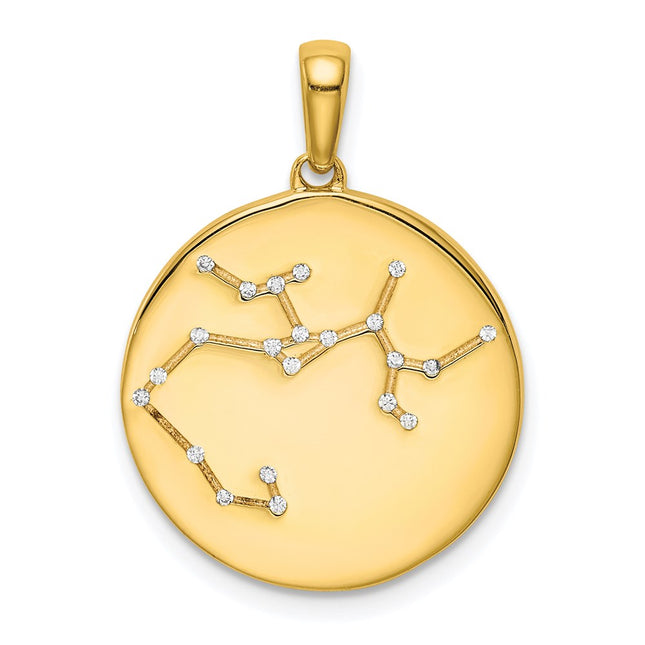 SS/Gold Plated Pendants Style QC9738GP - Classique Jewelry Inc.