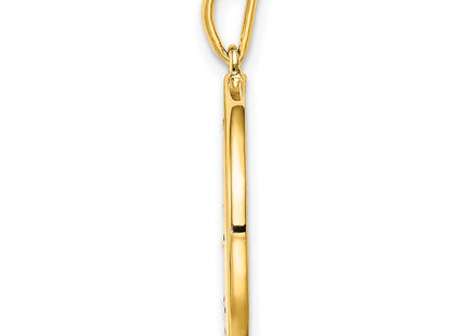 SS/Gold Plated Pendants Style QC9740GP - Classique Jewelry Inc.