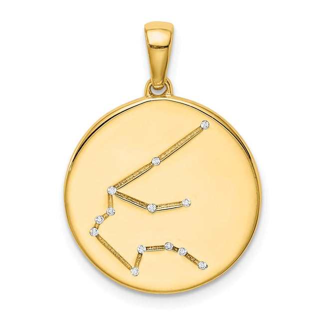 SS/Gold Plated Pendants Style QC9740GP - Classique Jewelry Inc.