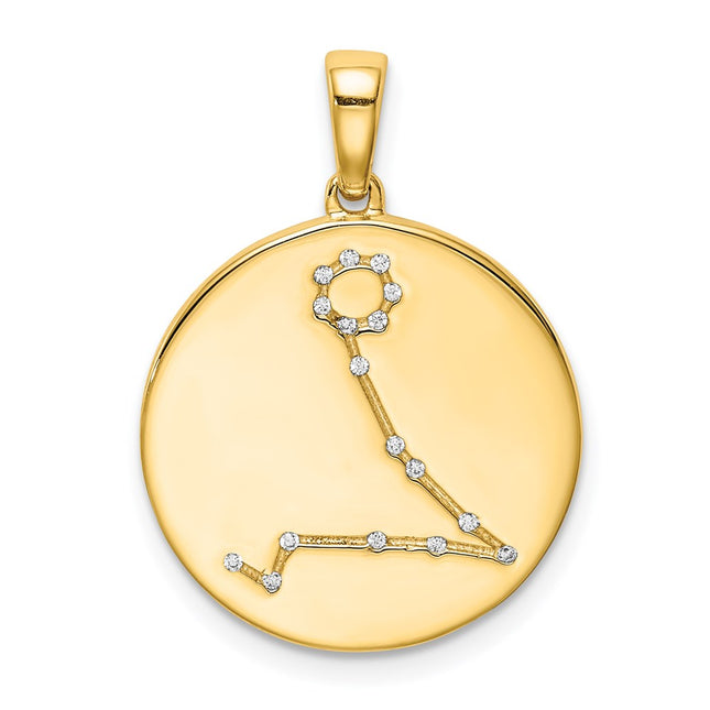 SS/Gold Plated Pendants Style QC9741GP - Classique Jewelry Inc.