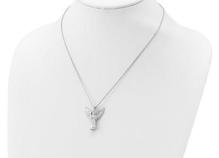 Sterling silver angel necklace, further view