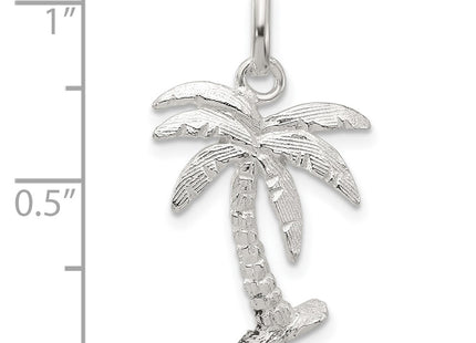 Sterling silver tree charm, another view