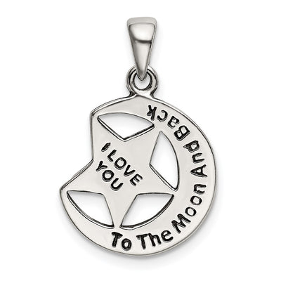 Sterling silver star pendant