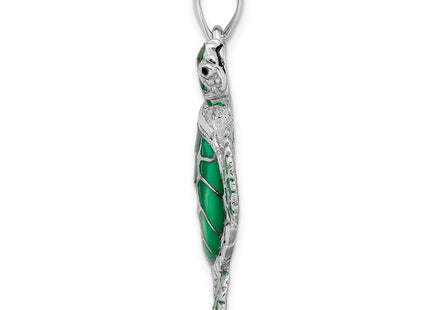 Sterling silver pendant, alternate view