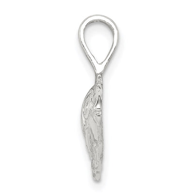 Sterling Silver Fish Charm, 18 x 16mm