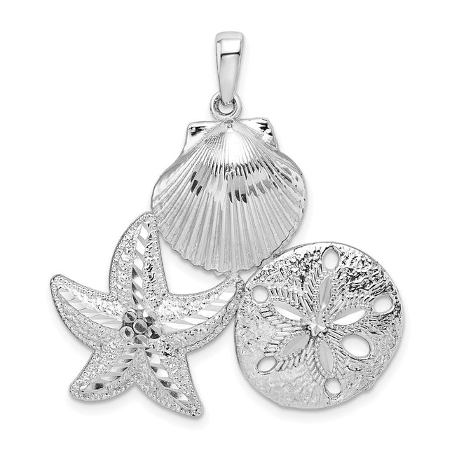 Sterling Silver Pendants Style QC9817 - Classique Jewelry Inc.