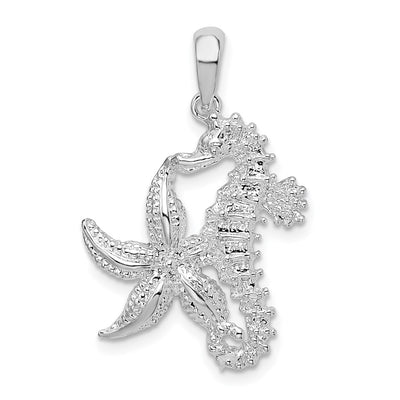 Sterling silver starfish pendant