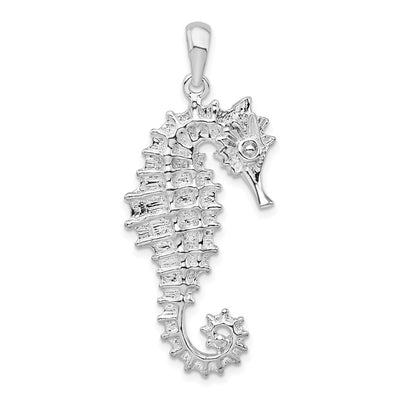 Sterling silver seahorse pendant