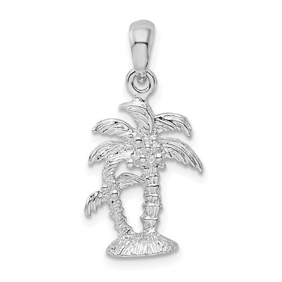 Sterling silver tree pendant