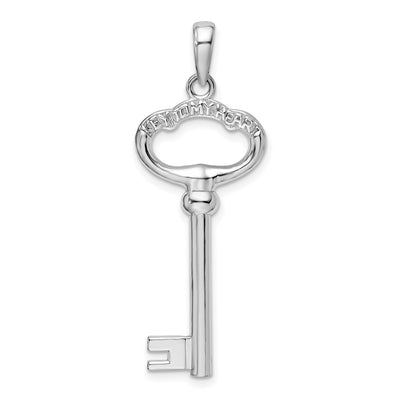 Sterling silver heart pendant