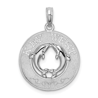 Sterling silver key pendant