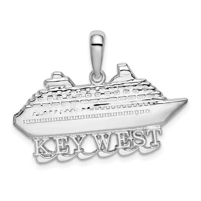 Sterling silver key pendant