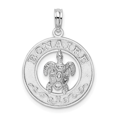 Sterling silver circle pendant