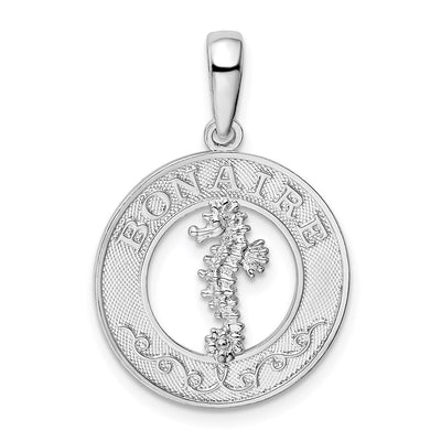 Sterling silver seahorse pendant