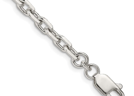 Sterling silver oval chain