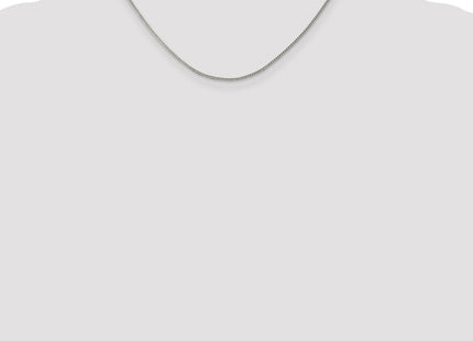 Sterling silver curb link anklet, additional view