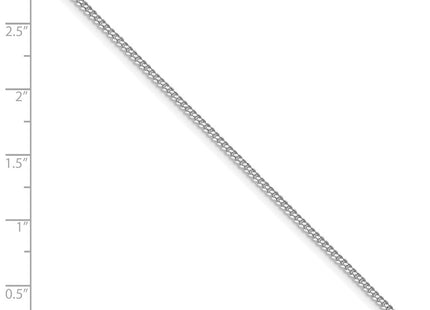 Sterling silver curb link anklet