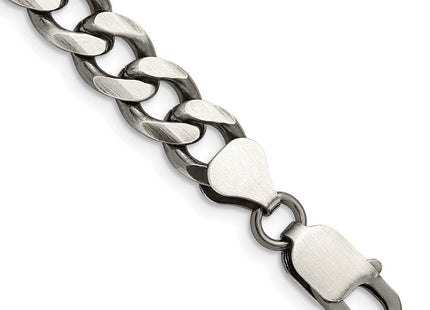 Sterling Silver Antiqued Curb Chain (Style QCB200A-8)