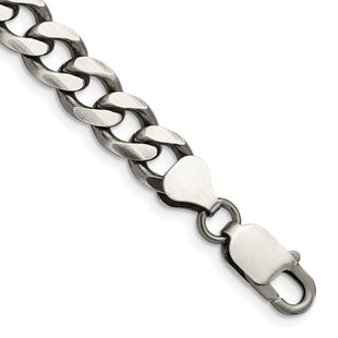 Sterling Silver Antiqued Curb Chain (Style QCB200A-8)