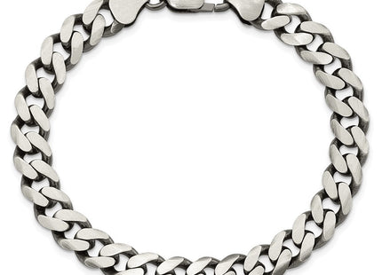 Sterling Silver Antiqued Curb Chain (Style QCB250A-8)