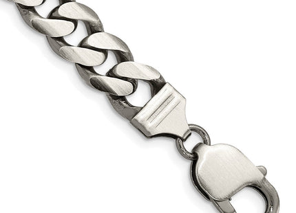 Sterling Silver Antiqued Curb Chain (Style QCB250A-8)