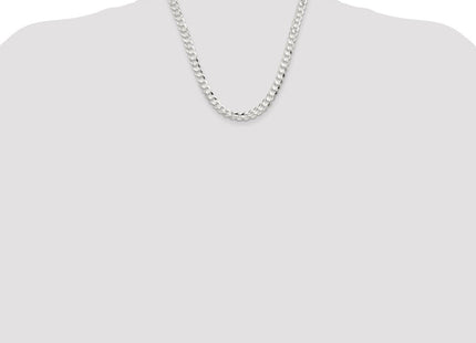 Sterling silver curb link chain