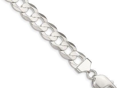 Sterling Silver Concave Beveled Curb Chain (Style QCBC250-8)