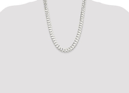Sterling silver curb link chain