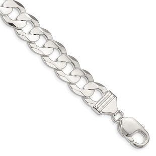 Sterling Silver Concave Beveled Curb Chain (Style QCBC300-8)
