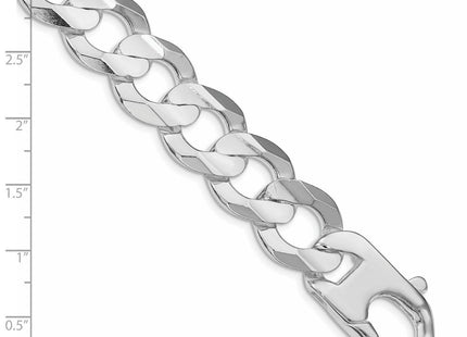 Sterling silver curb link chain, alternate view