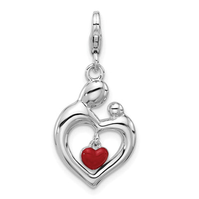 Sterling silver mother charm