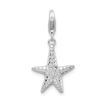 Sterling silver starfish charm