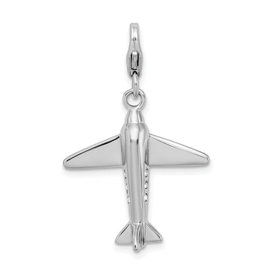 Sterling silver crystal charm
