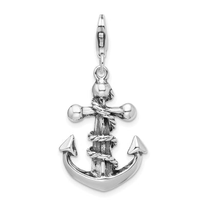 Sterling silver anchor charm