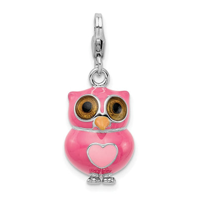 Sterling silver heart charm