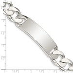 Sterling Silver Curb Link ID Bracelet, 8.5 x 14mm view