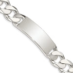 Sterling Silver Curb Link ID Bracelet, 8.5 x 14mm view