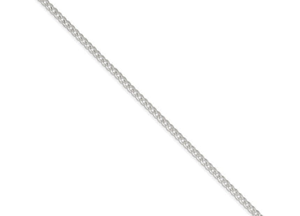 Sterling Silver Pav Curb Chain (Style QCF100-8)