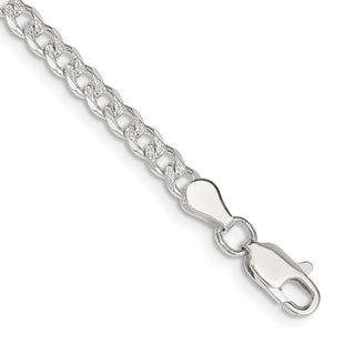 Sterling Silver Pav Curb Chain (Style QCF100-8)
