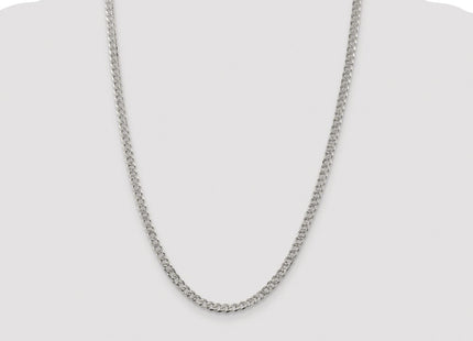 Sterling silver curb link chain, additional view