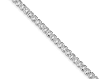 Sterling silver curb link chain