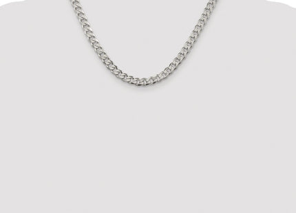 Sterling silver curb link chain