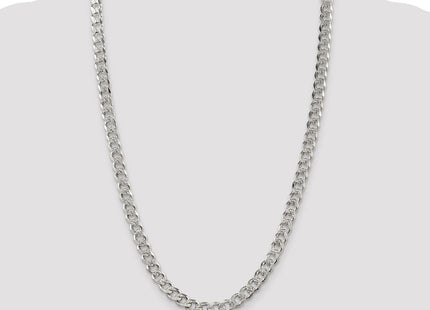 Sterling Silver Pav Curb Chain (Style QCF200-26)