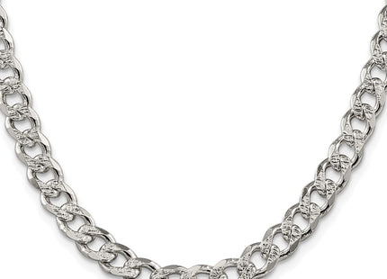 Sterling silver curb link chain, alternate view