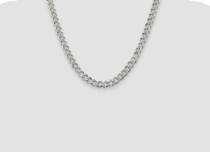 Sterling silver curb link chain, additional view