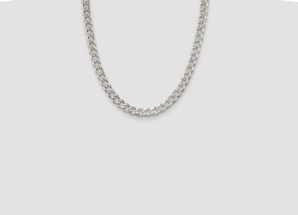 Sterling silver curb link chain, additional view