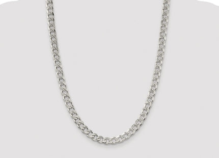 Sterling silver curb link chain