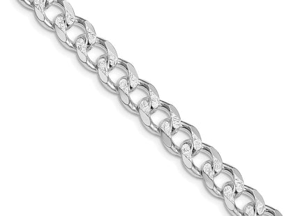 Sterling silver curb link chain