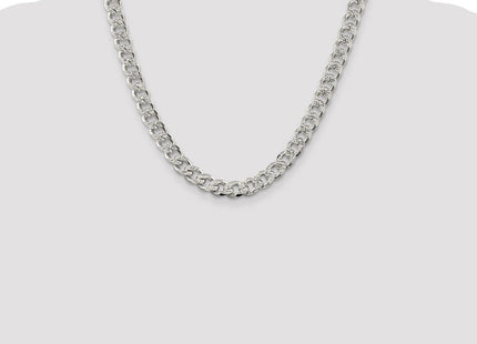 Sterling Silver Pav Curb Chain (Style QCF250-20)