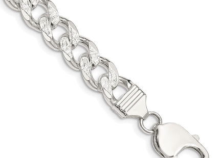 Sterling Silver Pav Curb Chain (Style QCF250-8)